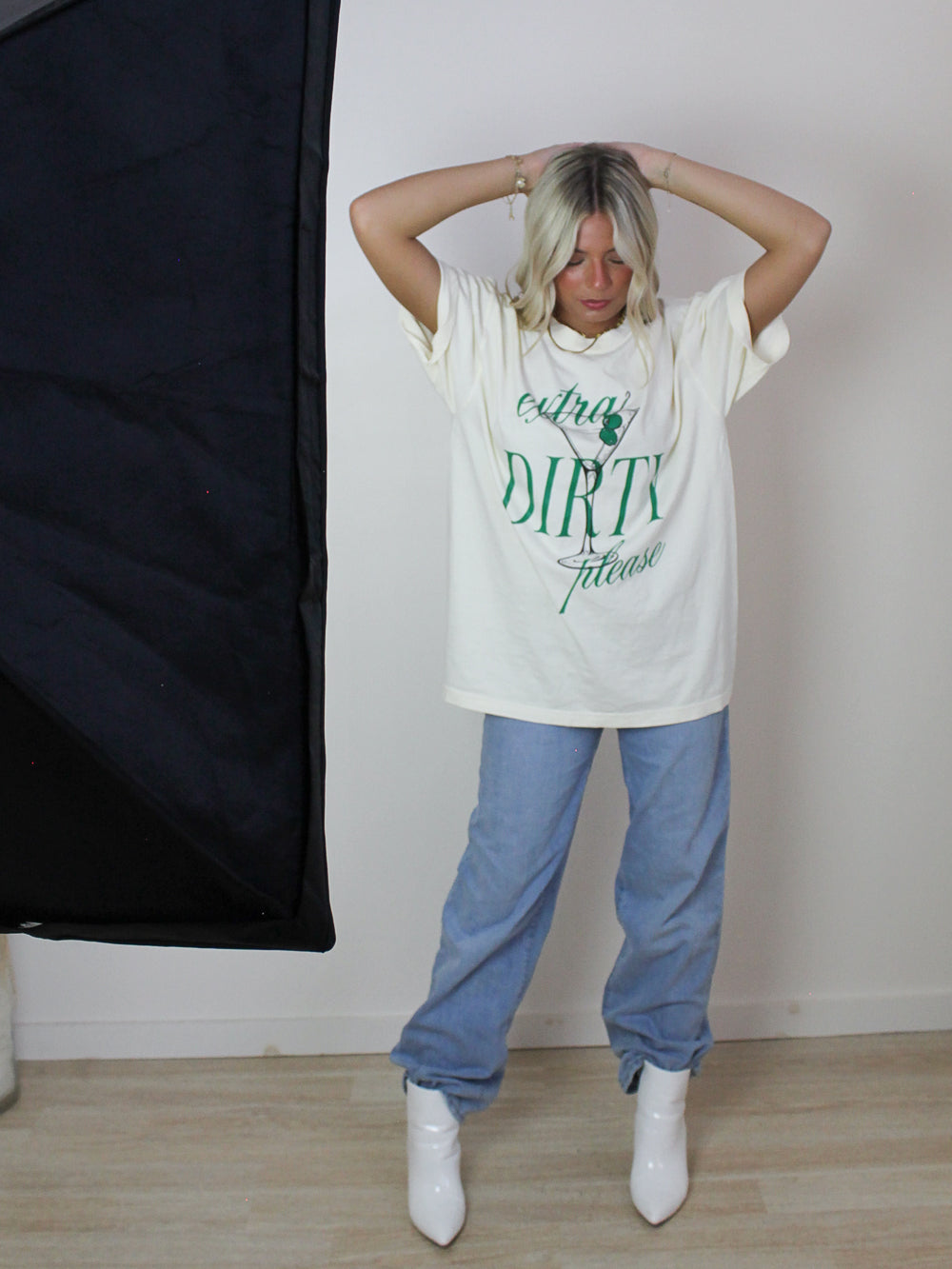 Extra Dirty Martini Oversized Tee