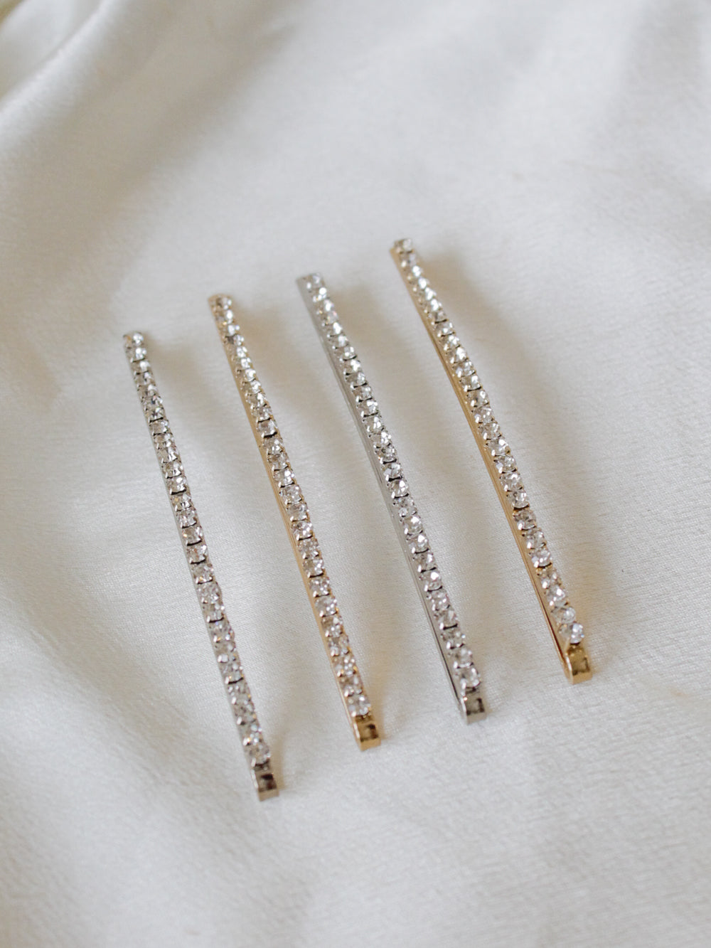 Gold and silver extra long bobby pins