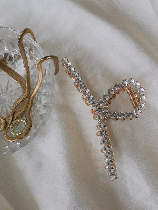 KITSCH RHINESTONE CLAW CLIP