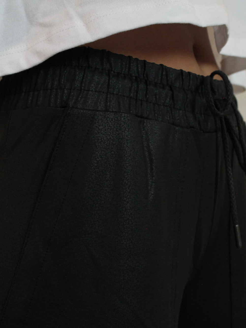 Black Drawstring Joggers