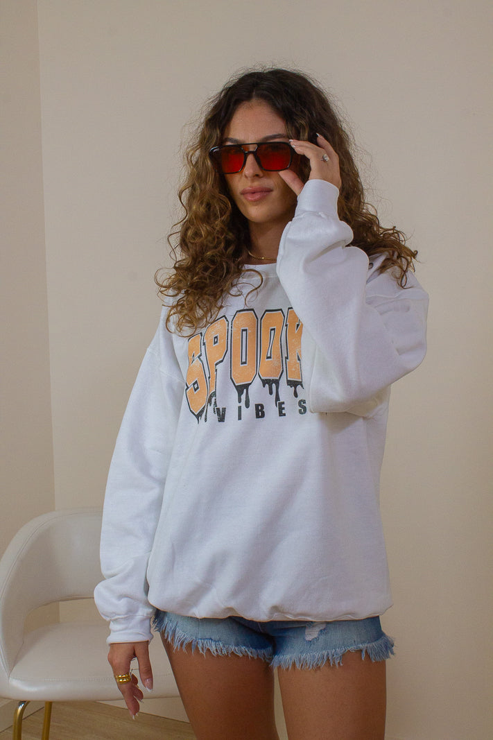 Spooky Vibes Halloween Sweatshirt