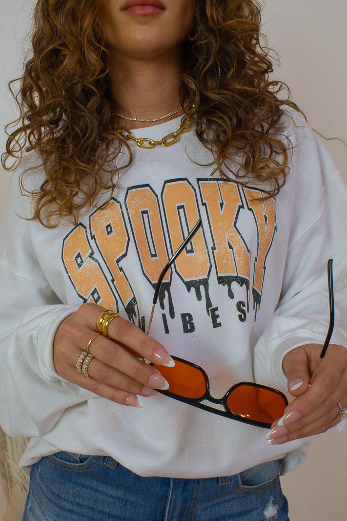 Spooky Vibes Halloween Sweatshirt