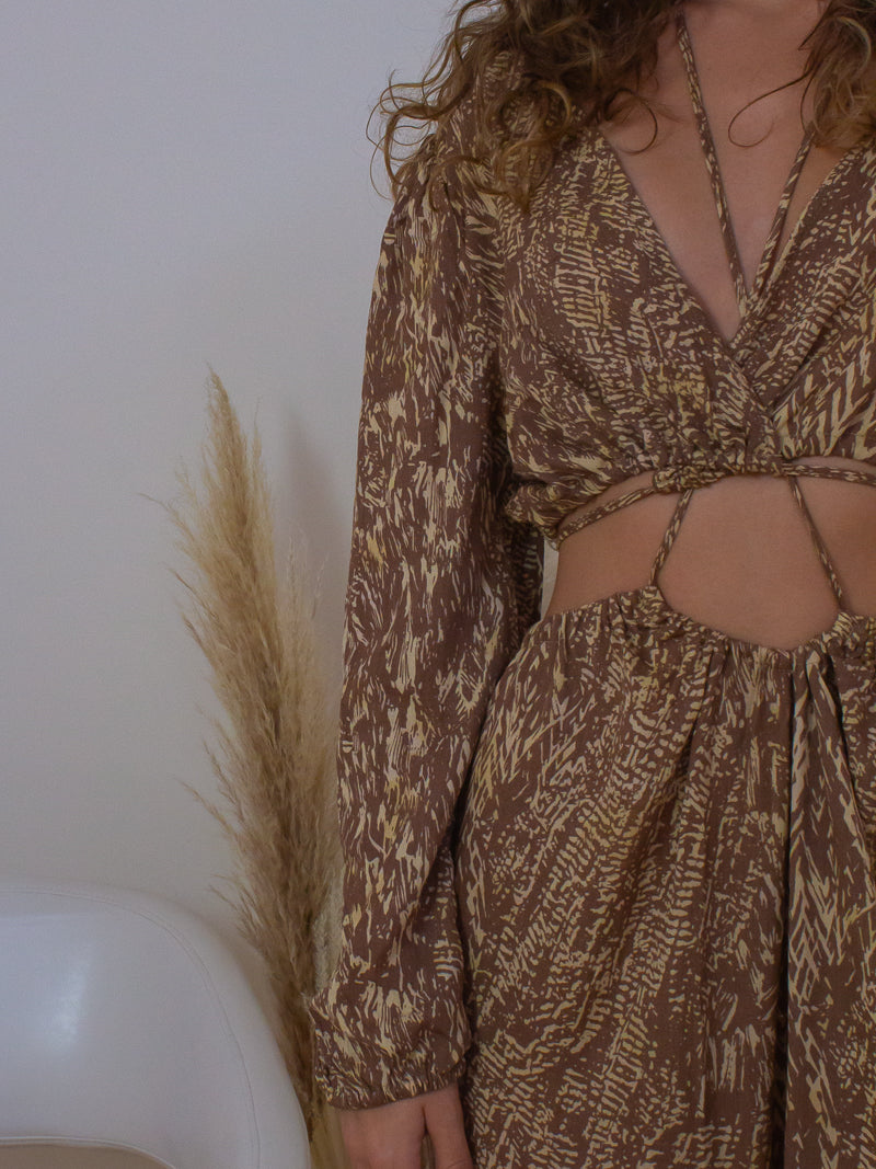 TIE DETAIL JUMPSUIT