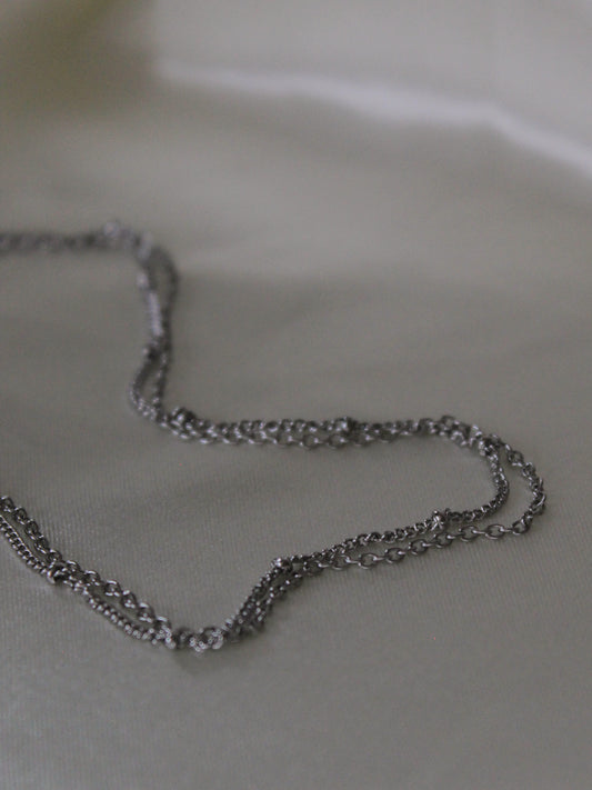 DAINTY, SILVER, CHAIN ANKLET