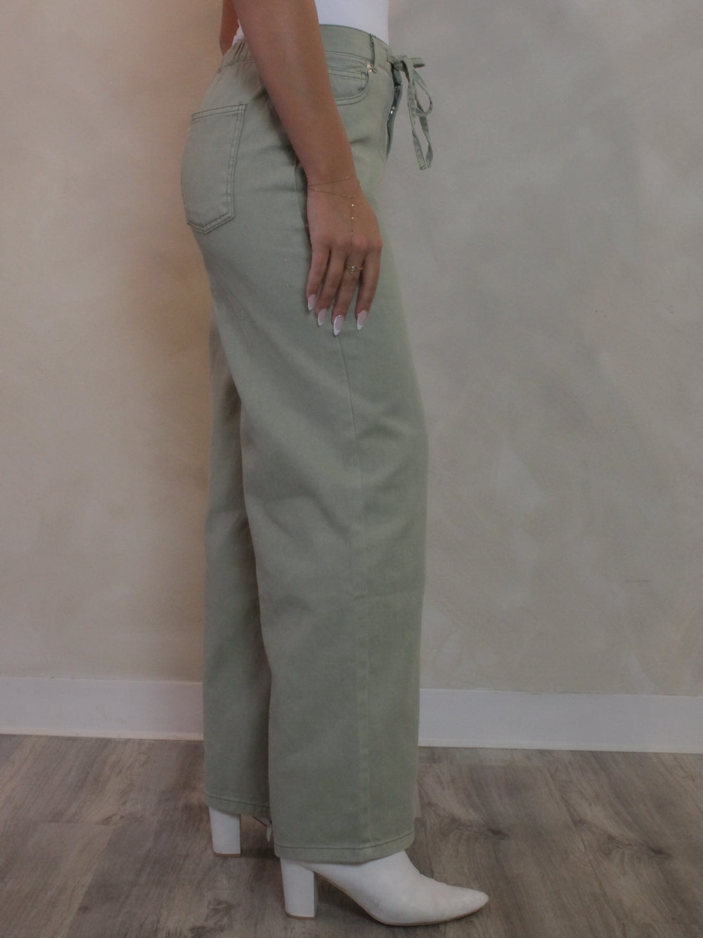 THE LOW DOWN DENIM PANTS