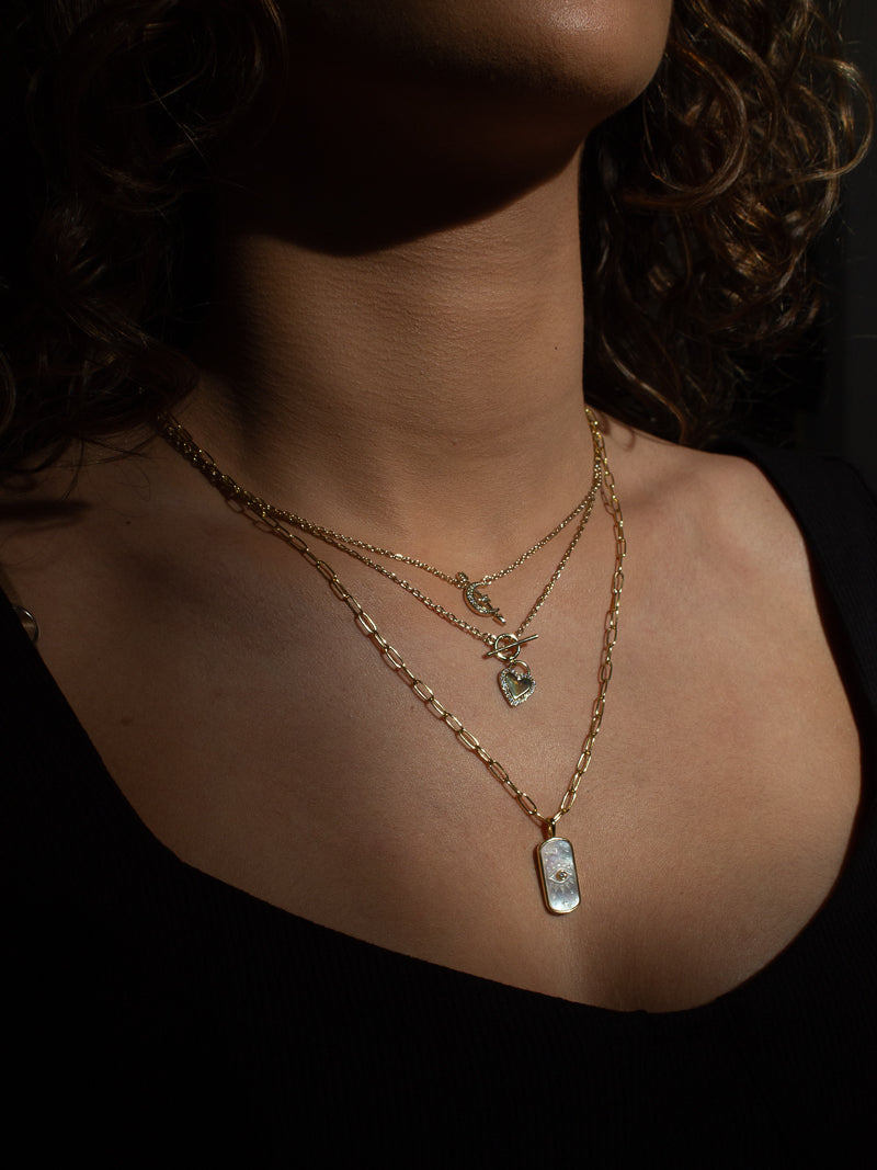 Gold Stacked Necklace