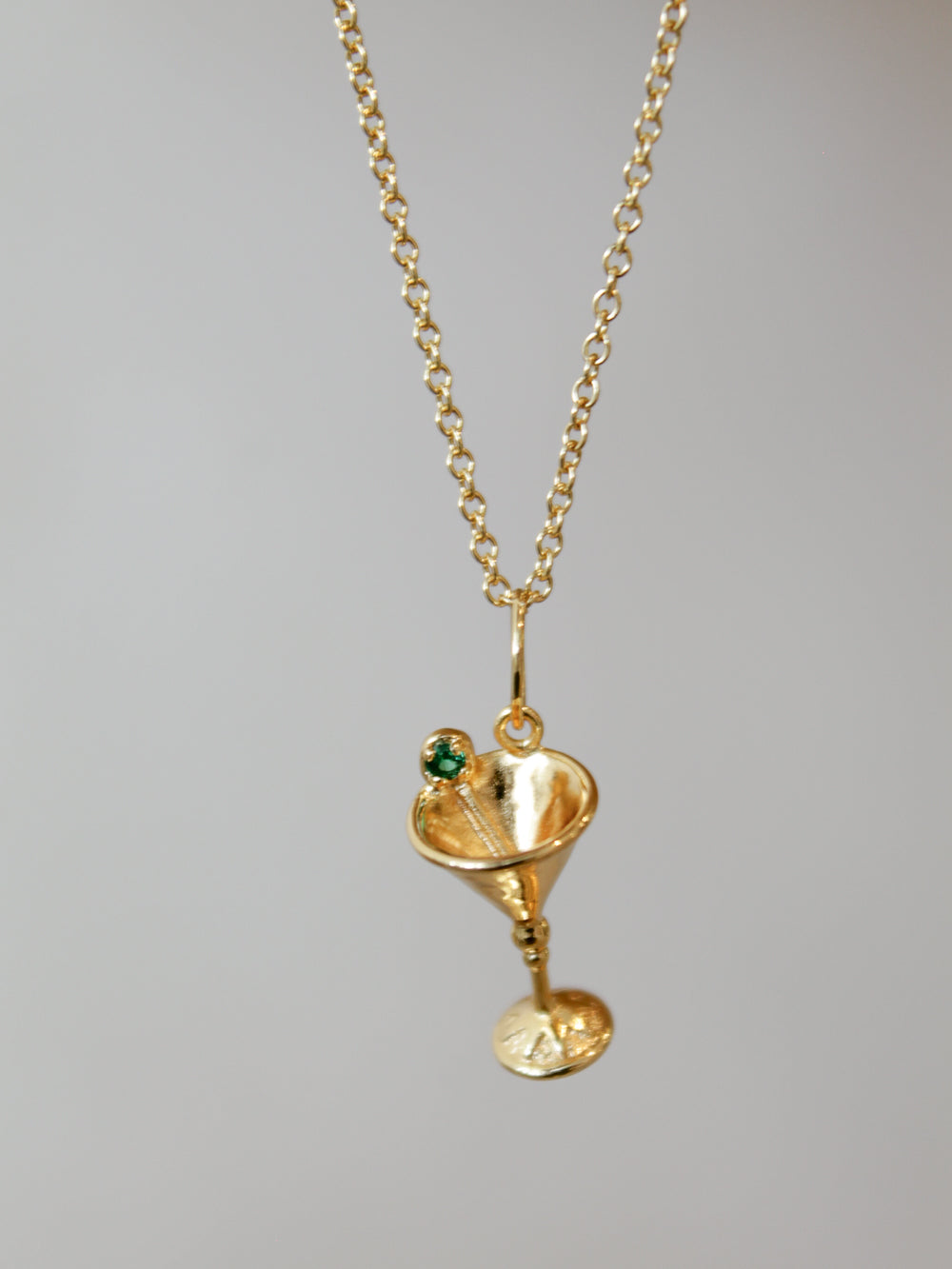Martini Charm Necklace