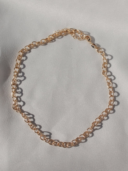 Gold Circle Link Chain