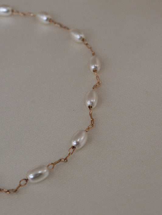 Dainty Pearl Anklet