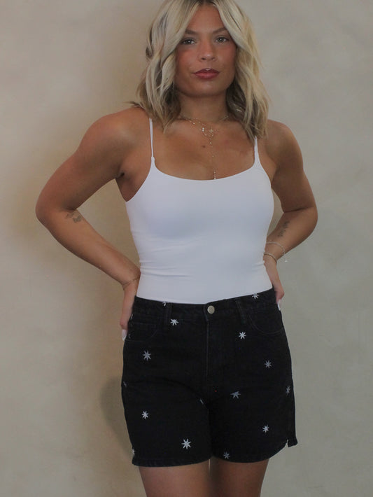 STARRY NIGHTS DENIM SHORTS