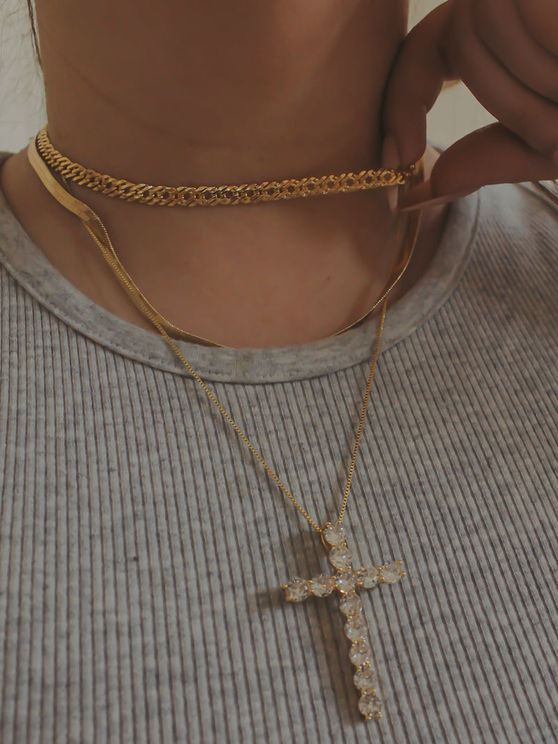 Textured Gold Chain