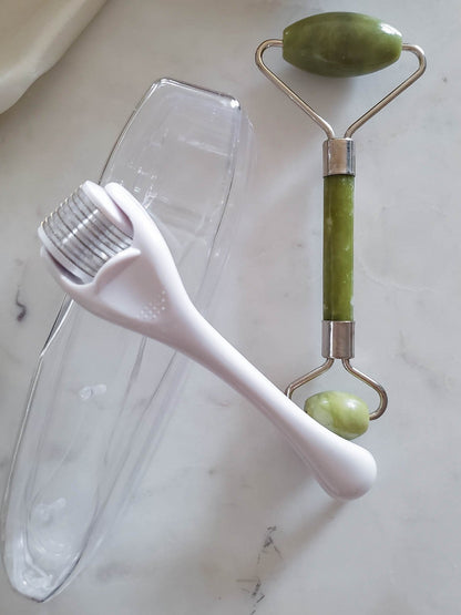 Beauty Ritual Power Couple | The Micro Derma Roller and Jade Roller