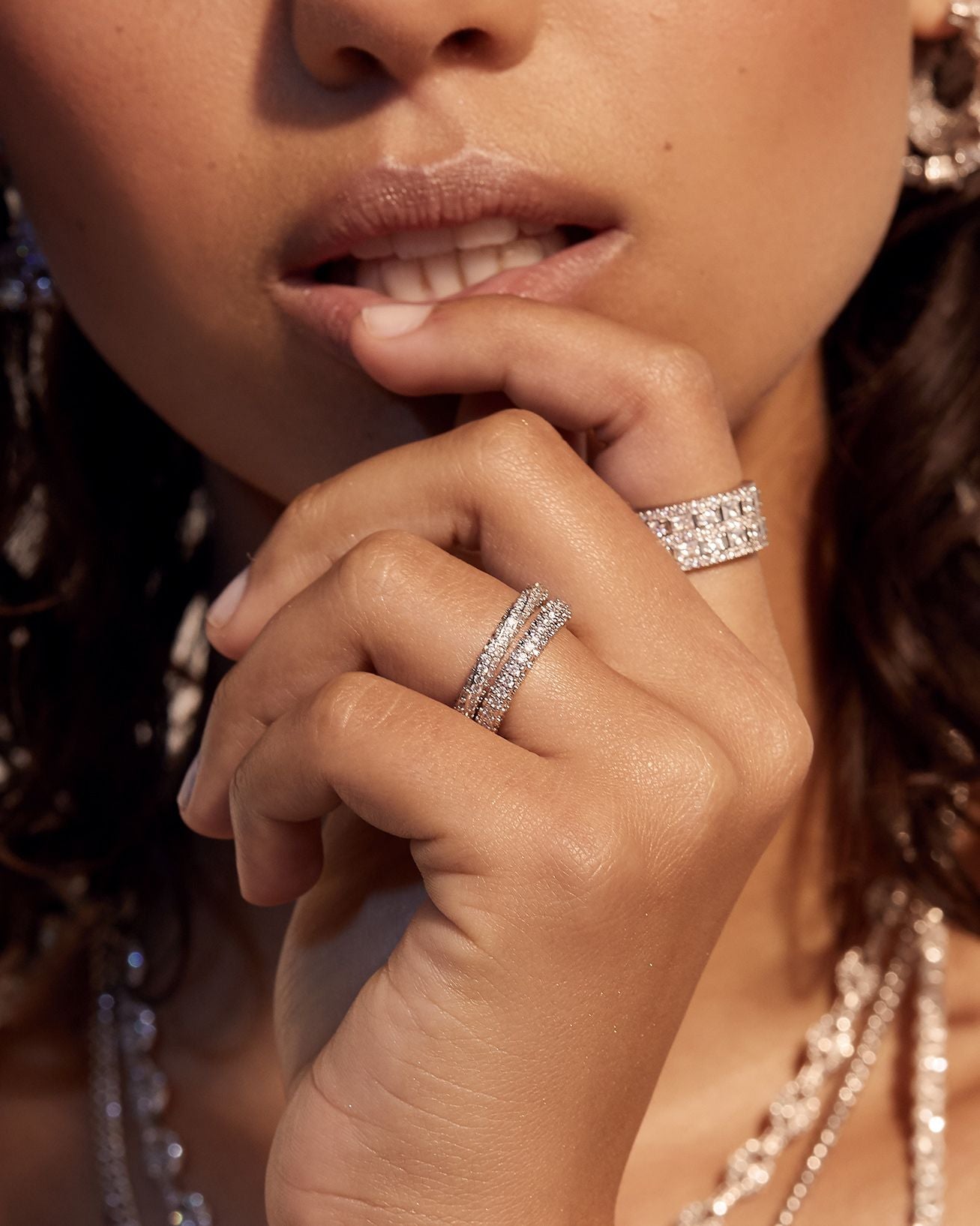 SILVER LUV AJ RINGS