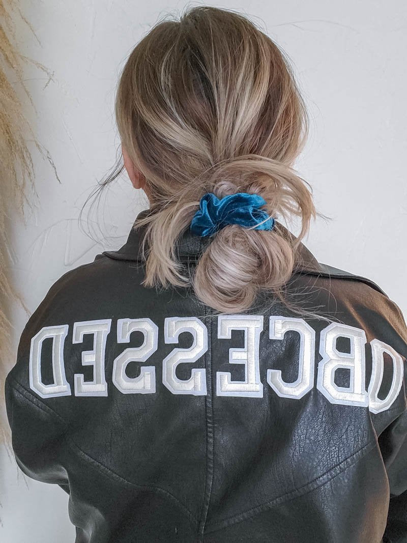 Mini Velvet Scrunchie by I'm With The Band at The Obcessory