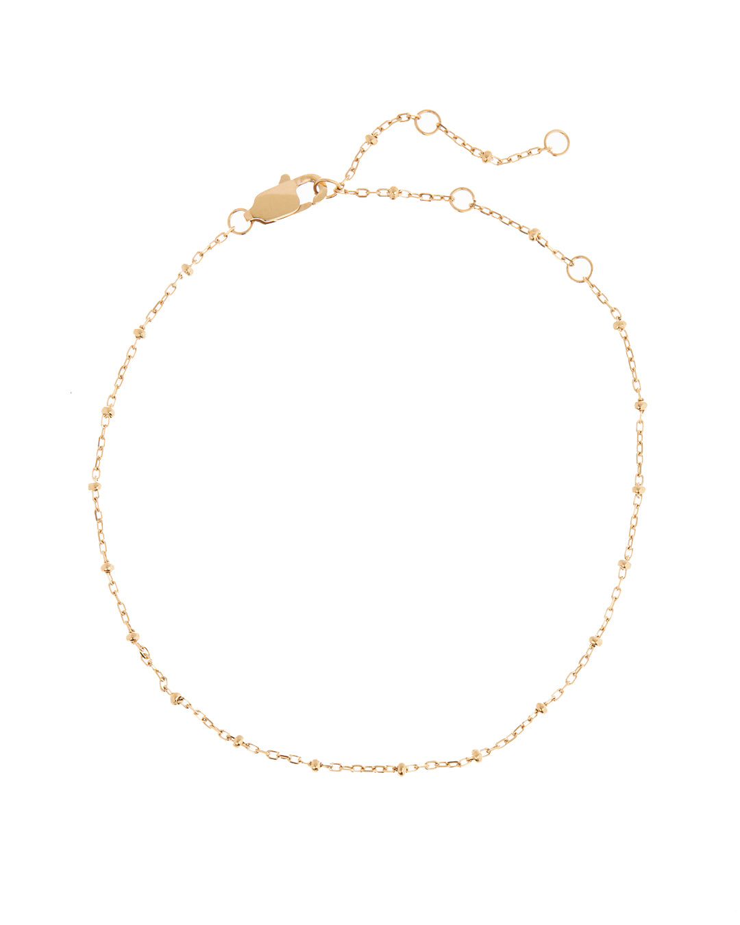 Gold Monday At Teddys Anklet