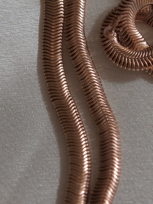 Petit Moments | Snake Chain Dangle Earrings