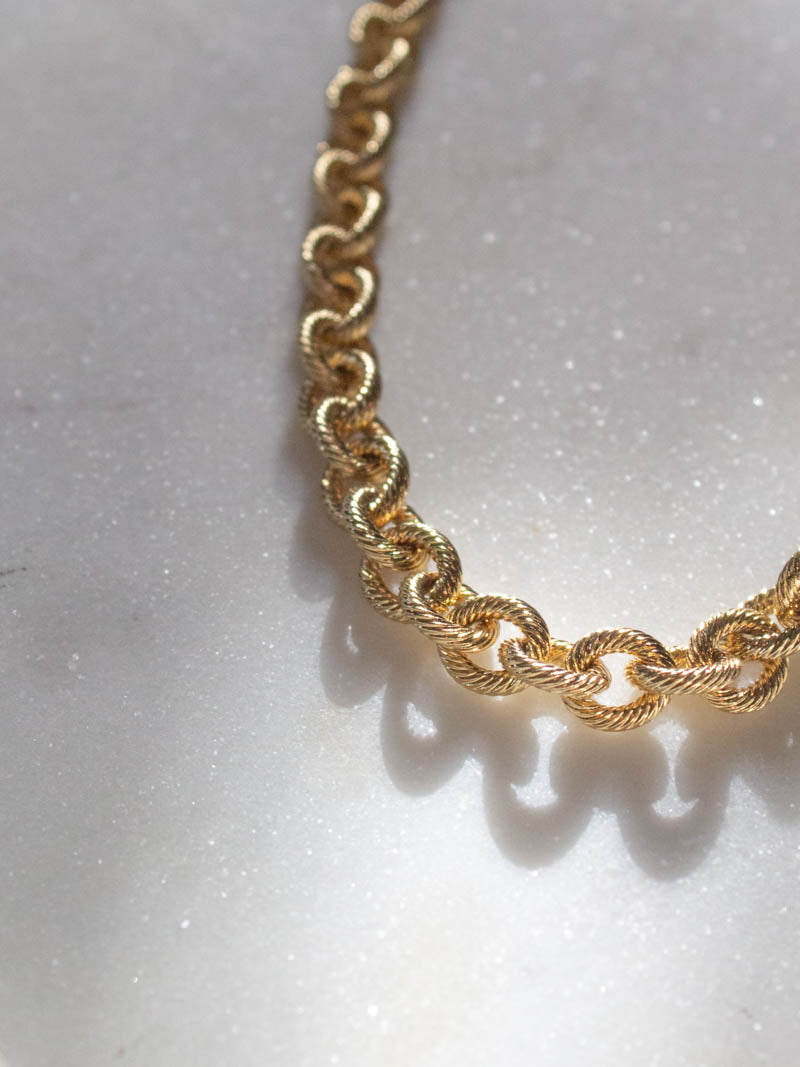 Textured Link Chain
