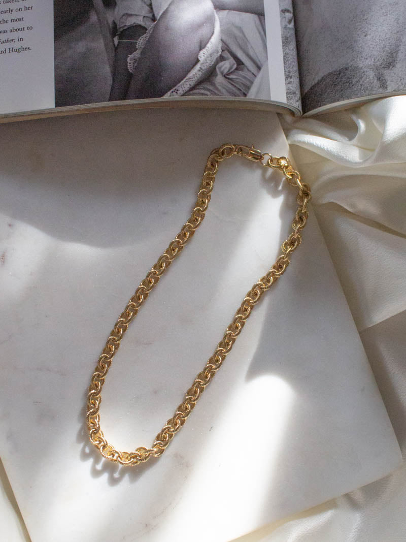 Textured Link Chain
