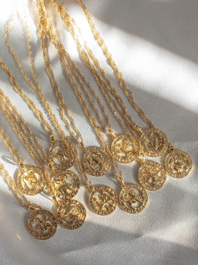 HOROSCOPE PENDANT NECKLACE BY VIBE SZN