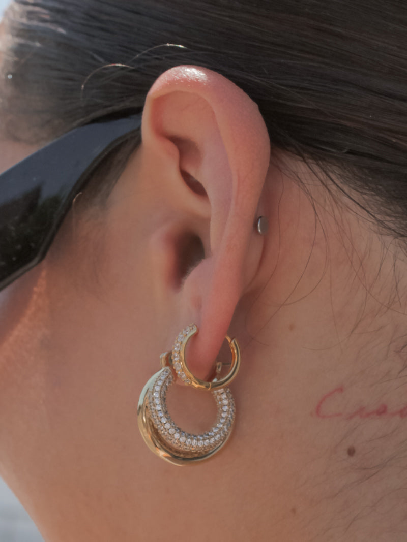 Double Hoop Earring