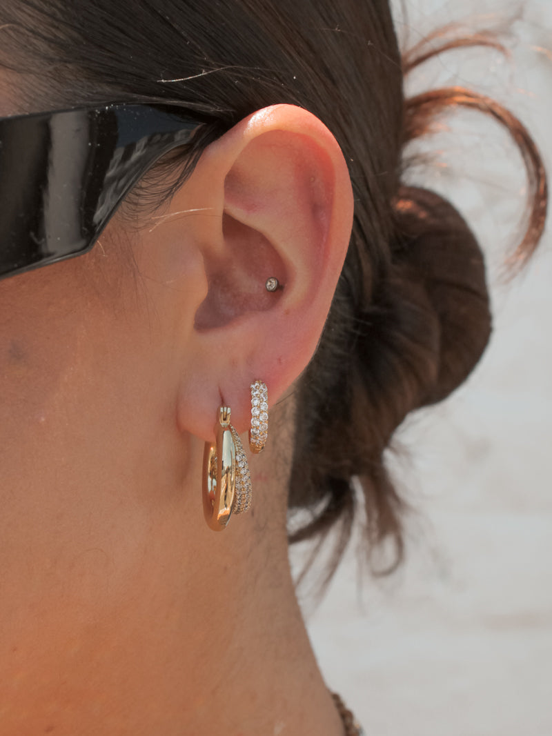 Miles Hoop Earring by Five and Two