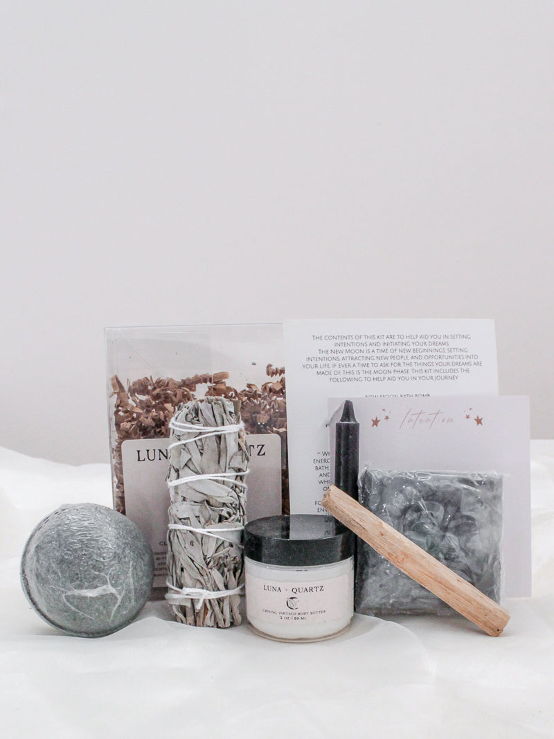 Luna & Quartz New Moon Ritual Kit