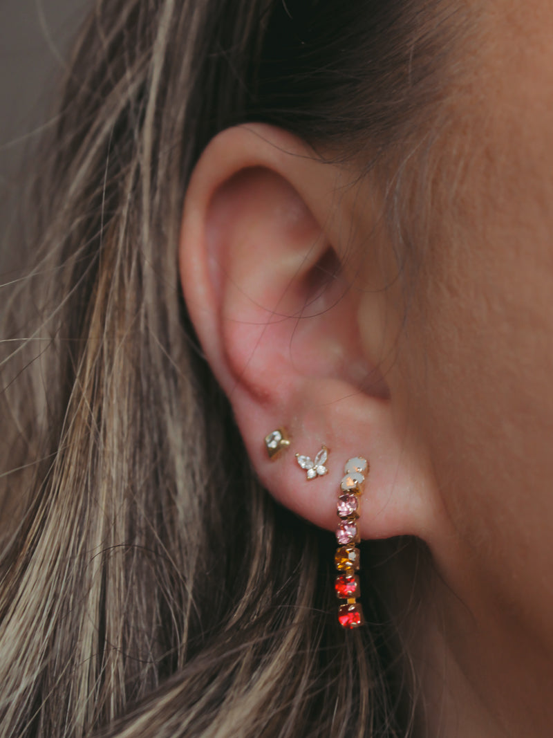 Ombre Dangle Stud Earring