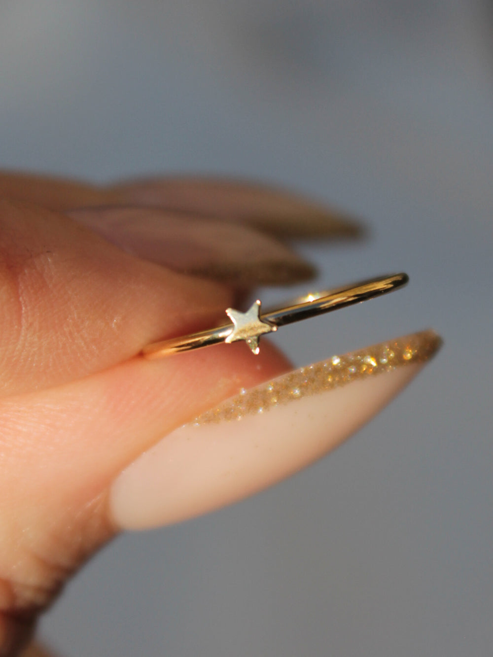 Gold Star Ring 
