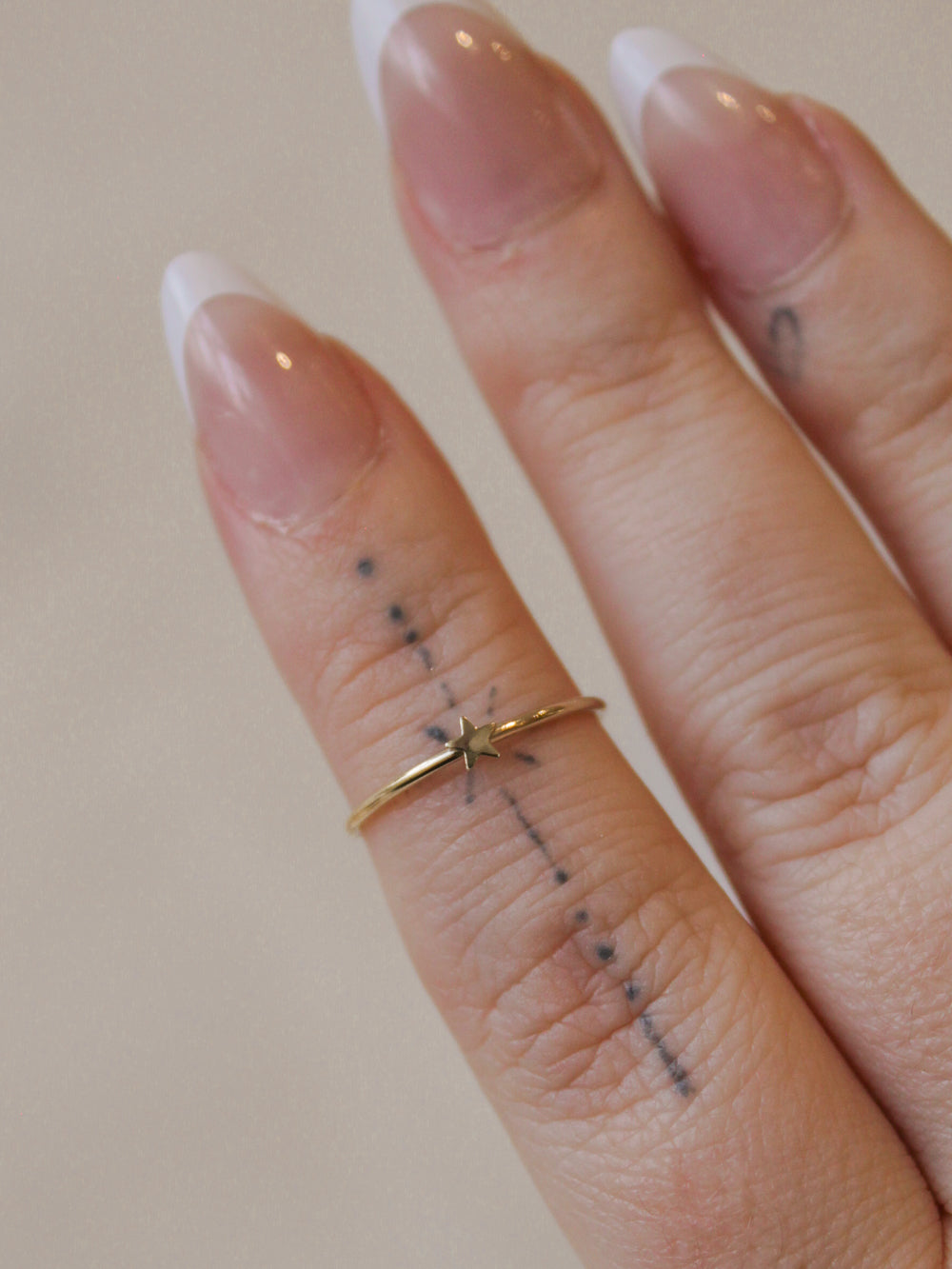 Gold Star Ring 