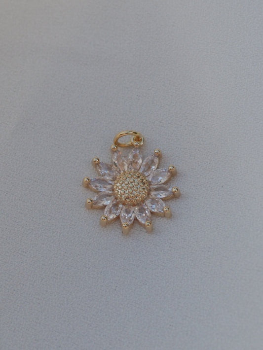 Sunflower Charm for DIY Charm Necklaces & Bracelets