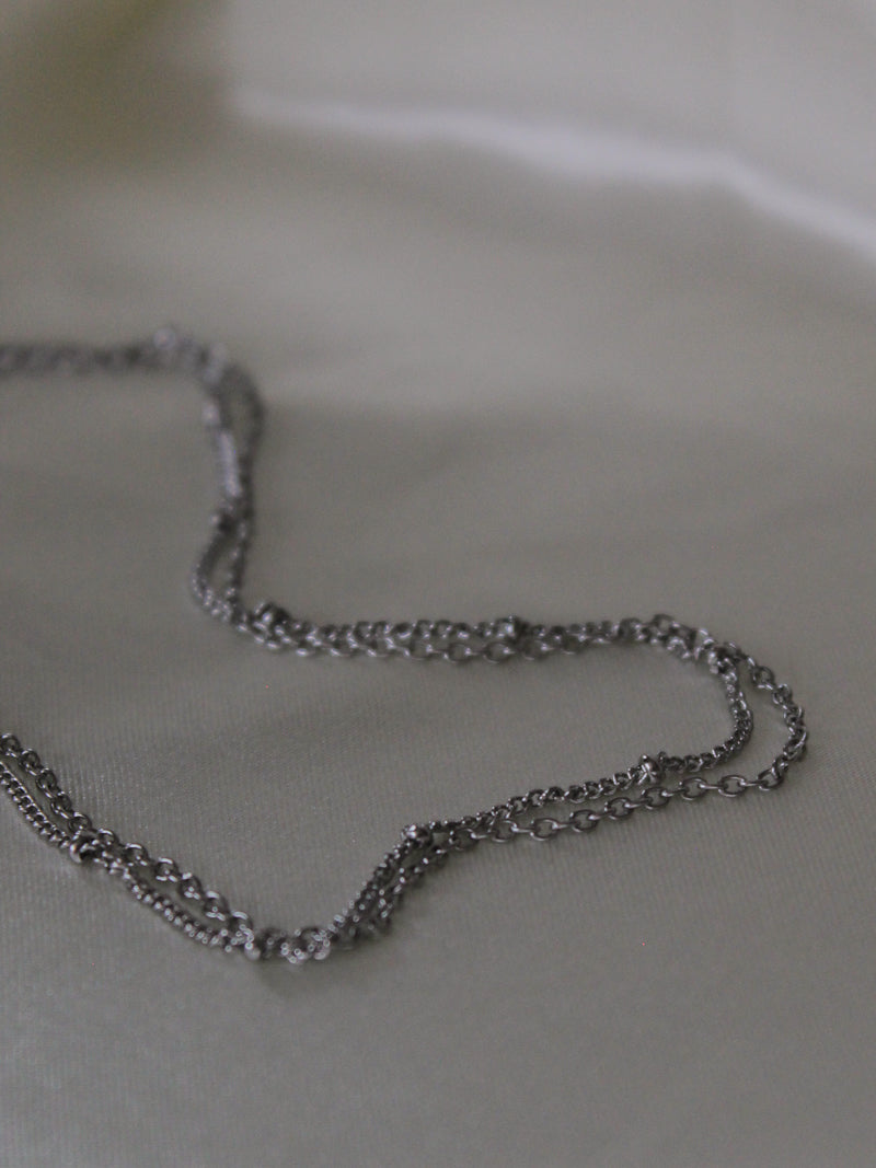 DAINTY, SILVER, CHAIN ANKLET 