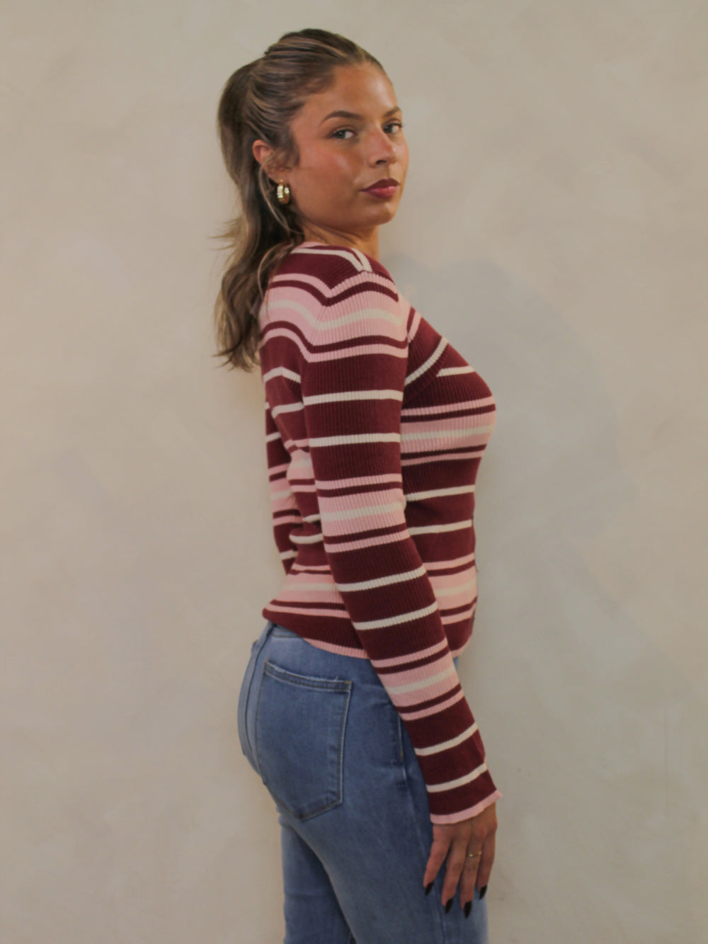 CANDY STRIPER CARDIGAN