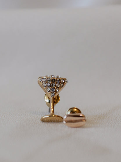 Espresso martini and espresso bean stud earring set