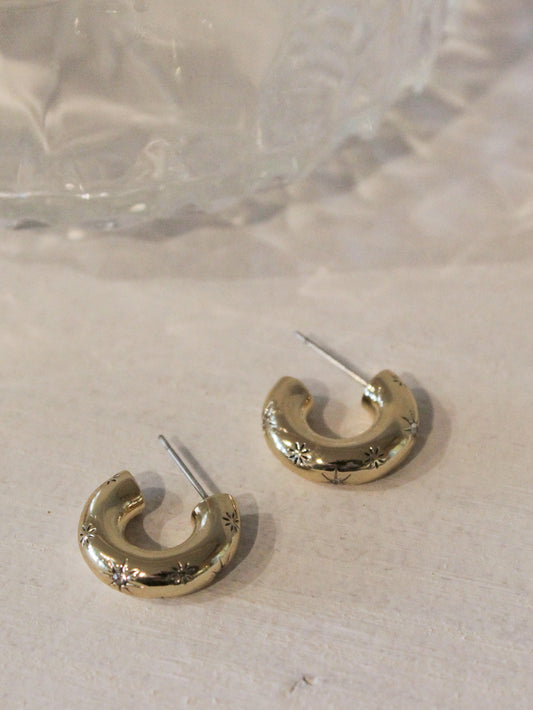 five & two Arya Hoop Earrings 