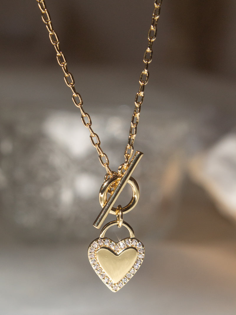 Five & Two Vera Heart Necklace 