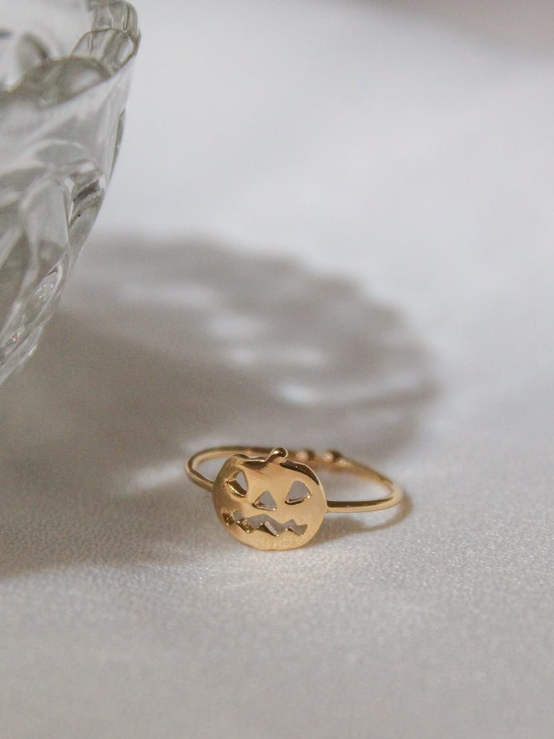 Gold Adjustable Pumpkin Ring