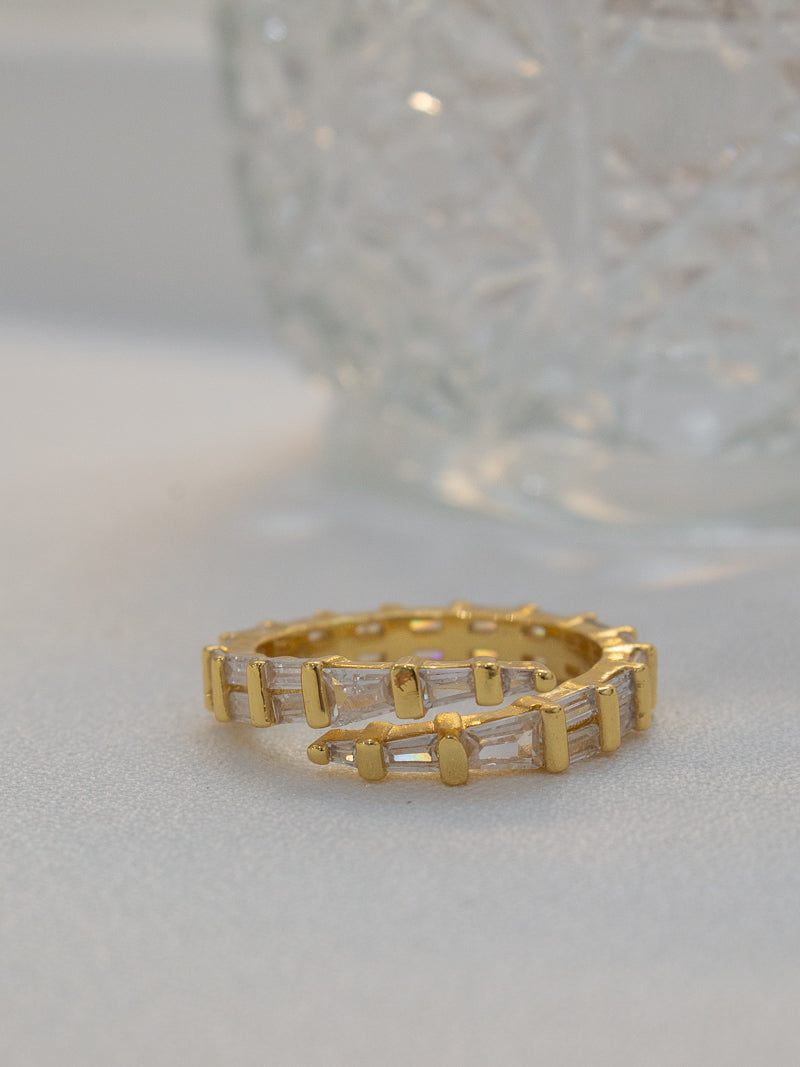 Wrap Ring with CZ Stones