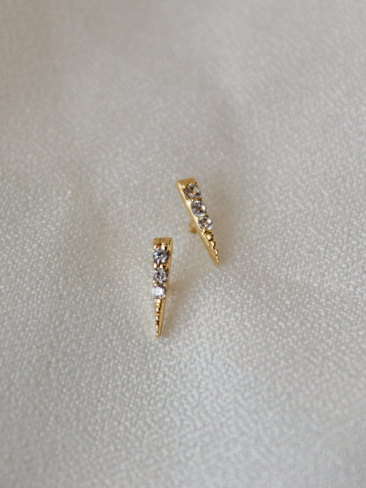 JLA Eden Spike Stud in Gold 