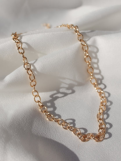 Gold Link Chain for Charm Necklace