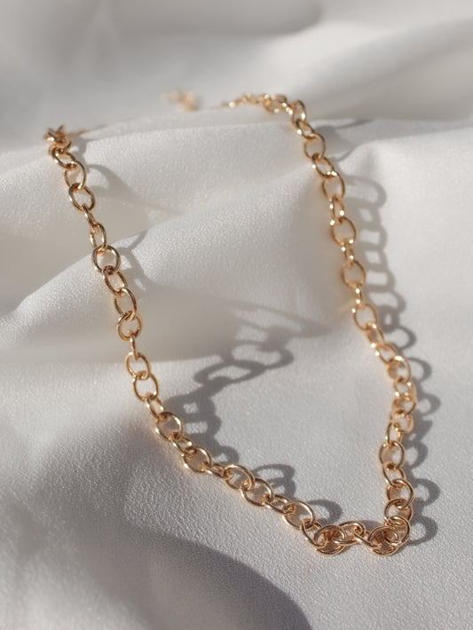 Gold Link Chain for Charm Necklace
