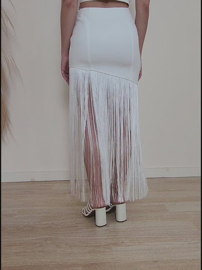 SO GATSBY FRINGE SKIRT