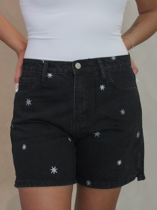 STARRY NIGHTS DENIM SHORTS