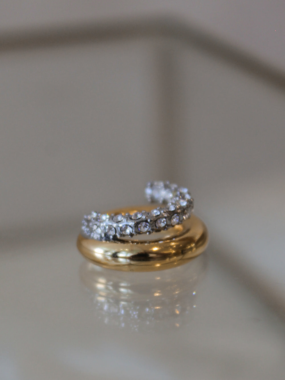 Two tone ear cuff