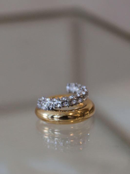 Two tone ear cuff