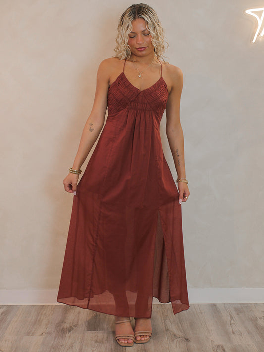 Steve Madden Brianna Dress in Dusty Brick