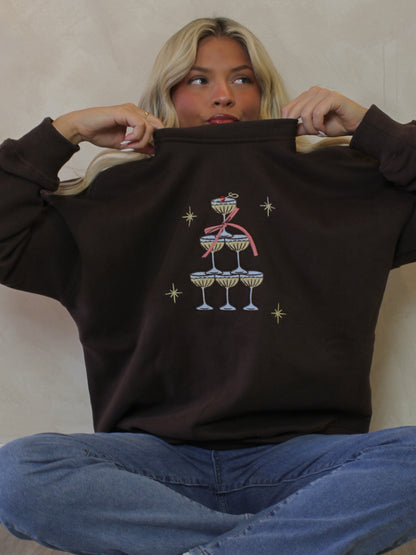 Brown espresso martini sweatshirt 
