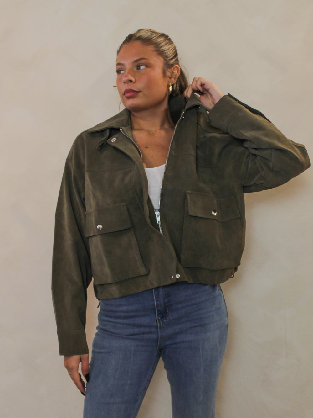 BROOKE SUEDE JACKET