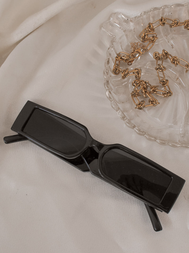 ARSN All Eyes On My Sunglasses - Sleek Rectangle Frame Sunglasses