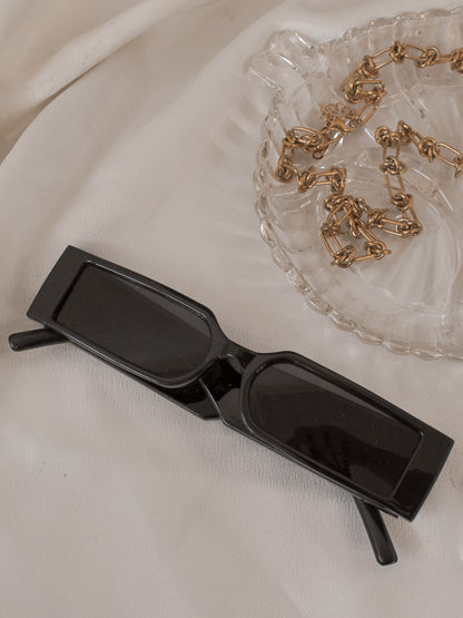 ARSN All Eyes On My Sunglasses - Sleek Rectangle Frame Sunglasses