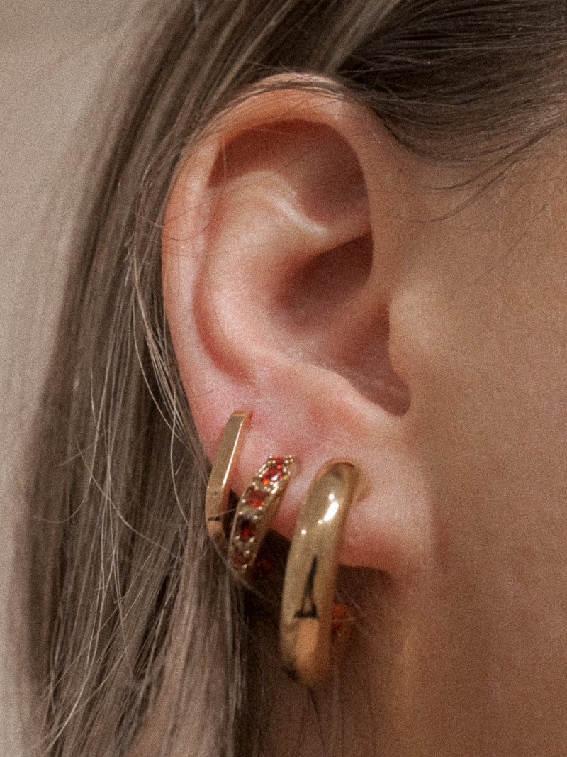 Gold Hoop Stakc
